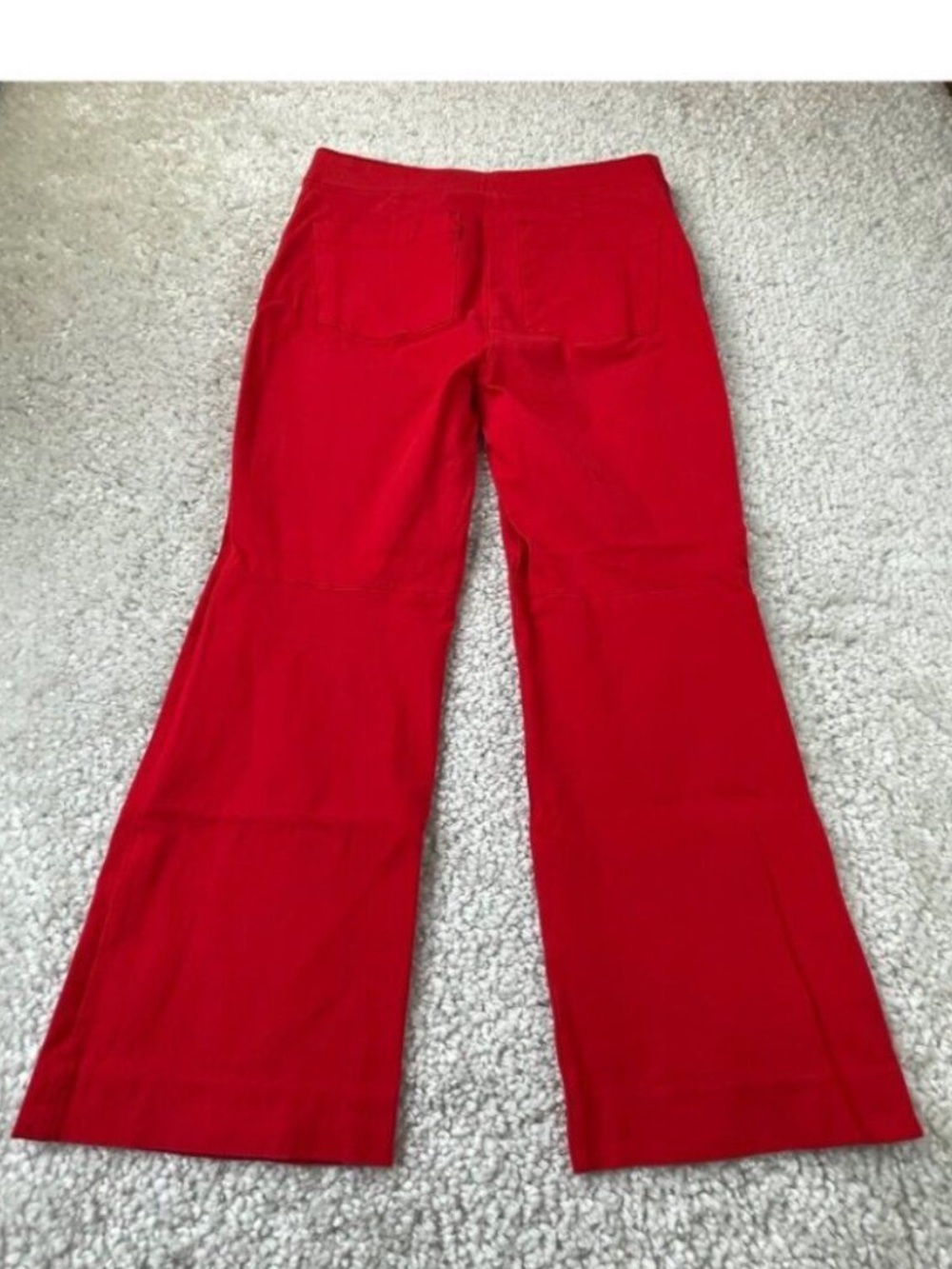 NWT Spanx True Red Polished Kick Flare Size Large L